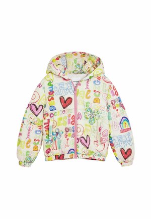 PADDED WITH LETTERING - Téli dzseki - white