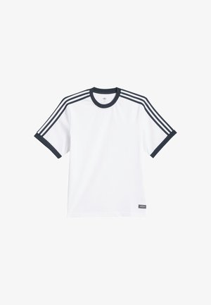 adidas Originals, ADIDAS ORIGINALS SKATEBOARDING RINGER TEE - Print T-shirt - white aurora ink