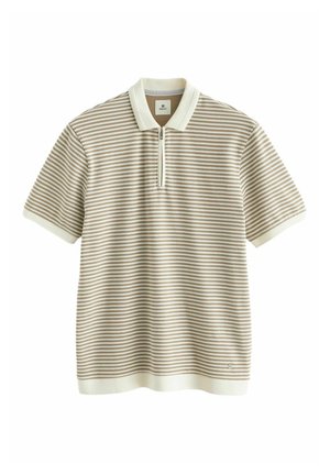 HORIZONTAL STRIPE REGULAR FIT - Polokošeľa - neutral white