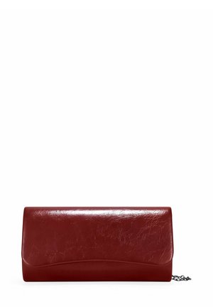 DE FIESTA BRILLANTE CON SOLAPA - Clutch - burdeos