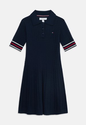 Tommy Hilfiger, Strikkjoler - dark night navy
