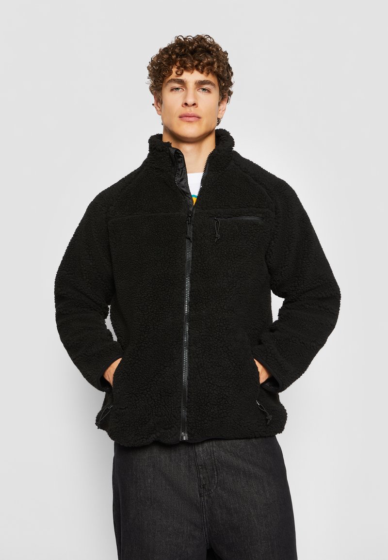 Veste Teddy Homme Polaire à Capuche - Blouson Chaud Hiver, Coupe-Vent, Style Décontracté