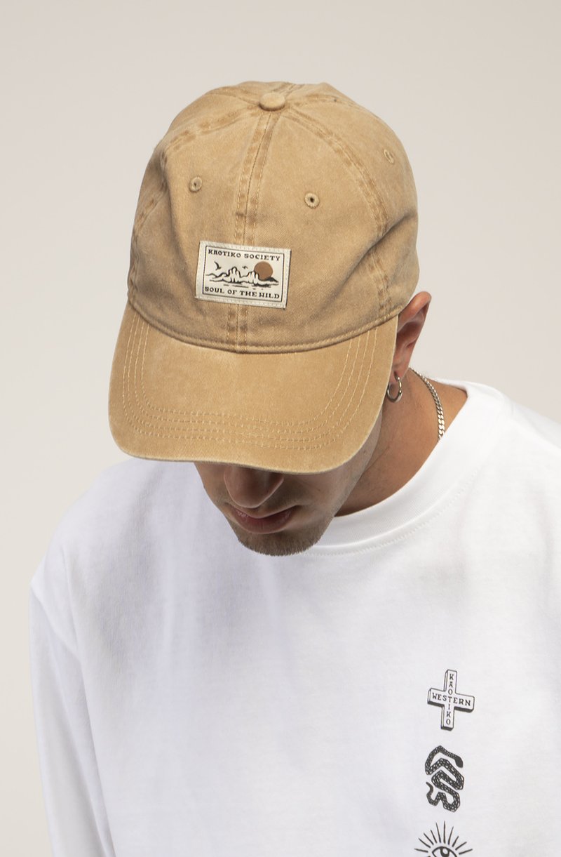 Kaotiko SNAPBACK WESTERN UNISEX - Gorra - dark camel