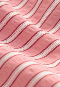 Next TEXTURED STRIPE WIDE LEG - Tygbyxor - pink