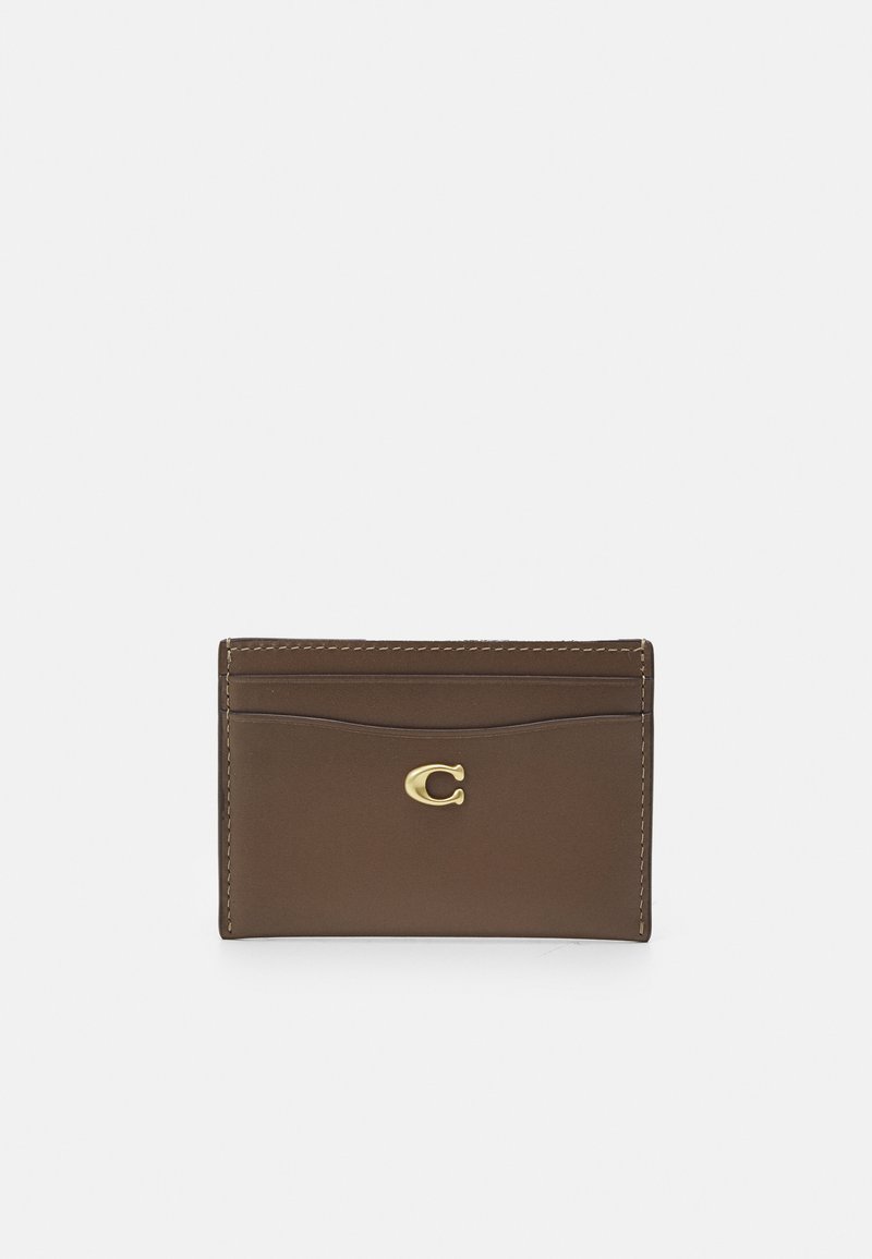 COACH ESSENTIAL CARD CASE - Carteira - dark stone