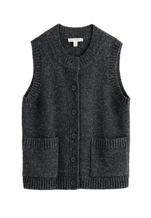 Seasalt Cornwall, SEASALT CORNWALL HARBOUR SANDS VEST - Waistcoat - grey - coal