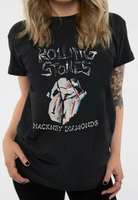Paradiso Clothing THE ROLLING STONES HACKNEY DIAMONDS FADED - Print T-shirt - black