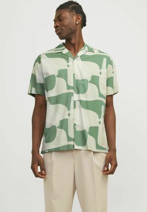 Jack & Jones PREMIUM JPRBLACARNABY PRINT RESORT - Hemd - bottle green