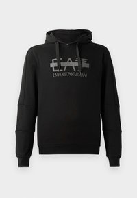TRAIN LOGO  HOODIE LOGO BARRED - Sweatshirt - black