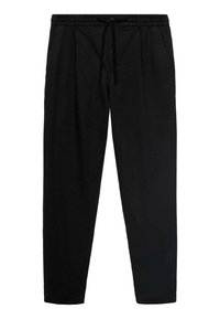WITH DRAWSTRING - Trousers - black