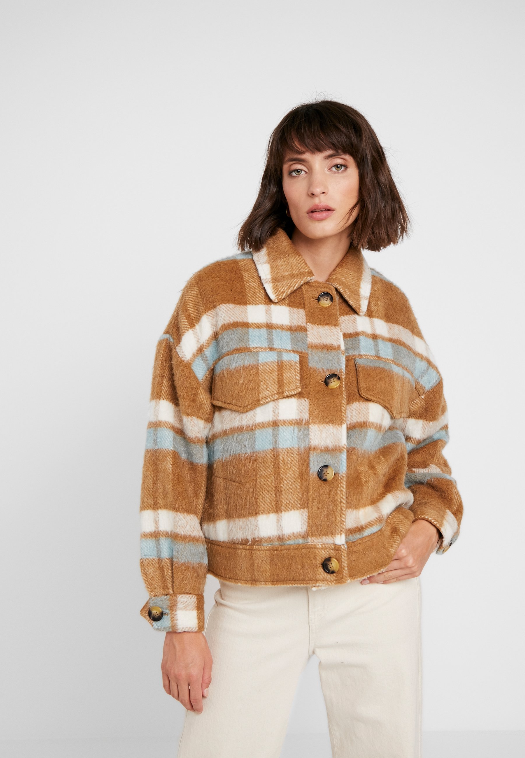 Soaked in Luxury Rosemary Jacket Lett Jakke Dame Brown Soaked in Luxury Rosemary Jacket Lett Jakke Dame Brown