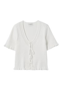 Chaqueta de punto - blanc
