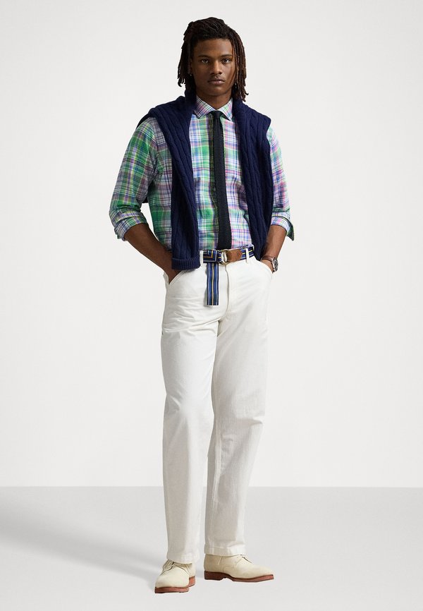 CUSTOM FIT PLAID OXFORD SHIRT - Shirt3