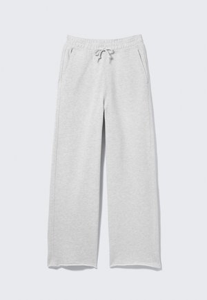 Weekday ASTRO TERRY - Tracksuit bottoms - grey melange