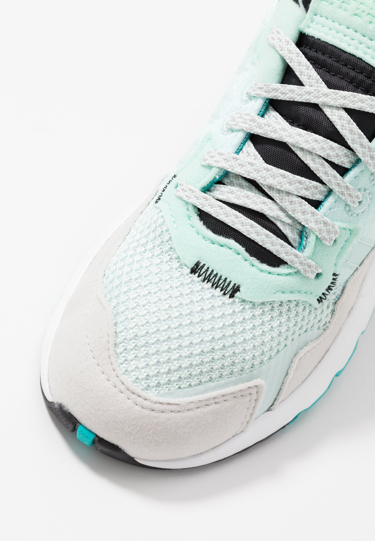 adidas nite jogger white and ice mint
