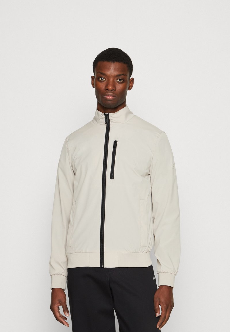 Ecoalf AMPATO JACKET Waterproof jacket white sand/sand Zalando.ie