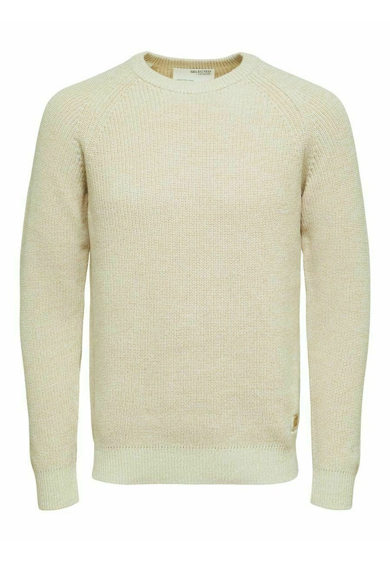 Herren Strickjacken | Selected Homme STRUKTURIERT Strickpullover egret/weiß - ZP34634 Herren Strickjacken | Selected Homme STRUKTURIERT Strickpullover egret/weiß - ZP34634