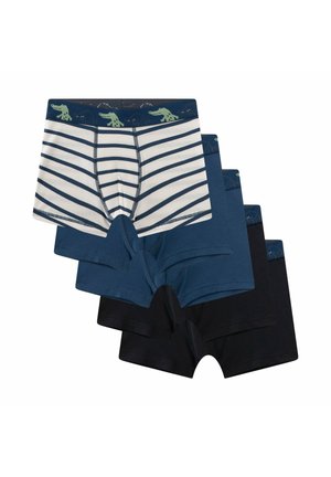 5ER PACK - Panties - schwarz/blau/beige