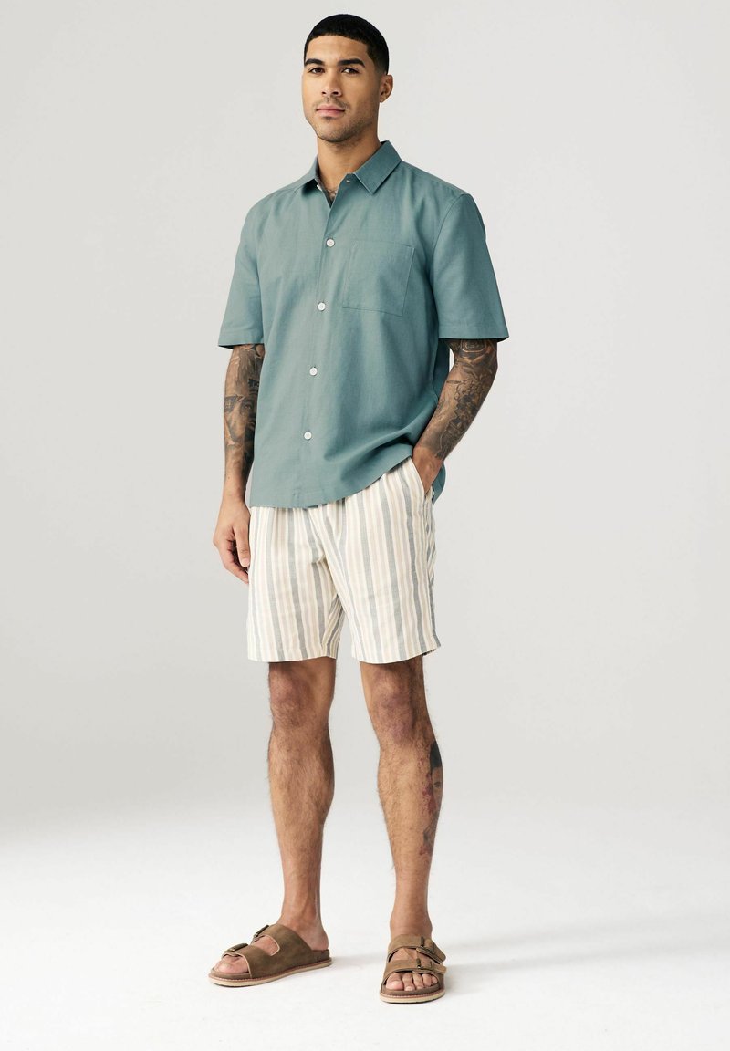Next STANDARD FIT SHORT SLEEVE Camicia green/verde Zalando