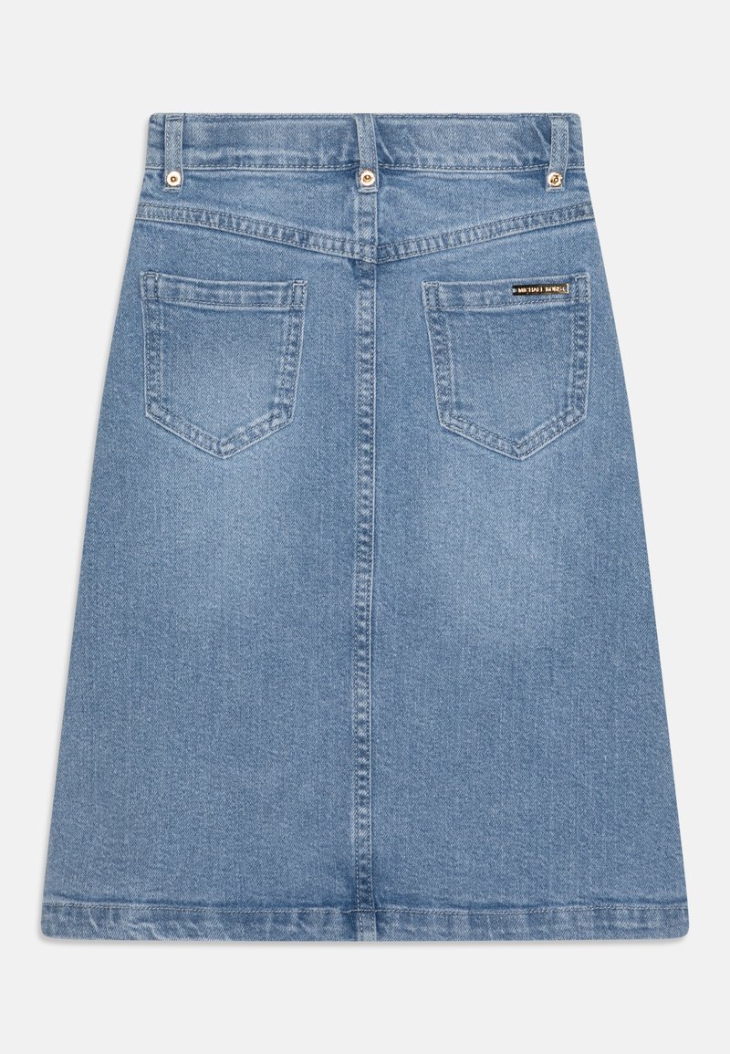 Michael Kors Kids LONG SKIRT Jupe en jean denim blue/bleu