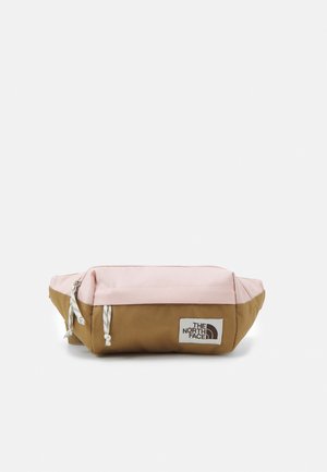 LUMBAR PACK - Bum bag - brown/light pink