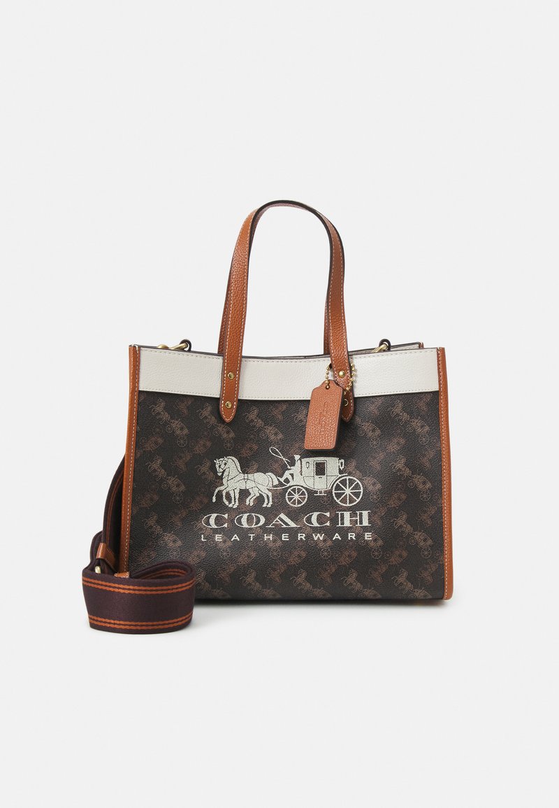 Coach HORSE AND CARRIAGE WITH CARRIAGE BADGE FIELD TOTE Handbag