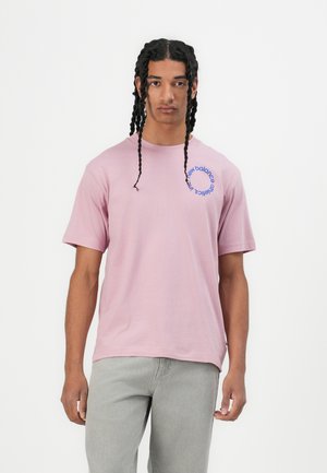 New Balance CIRCULAR LOGO UNISEX - T-shirts print - pink