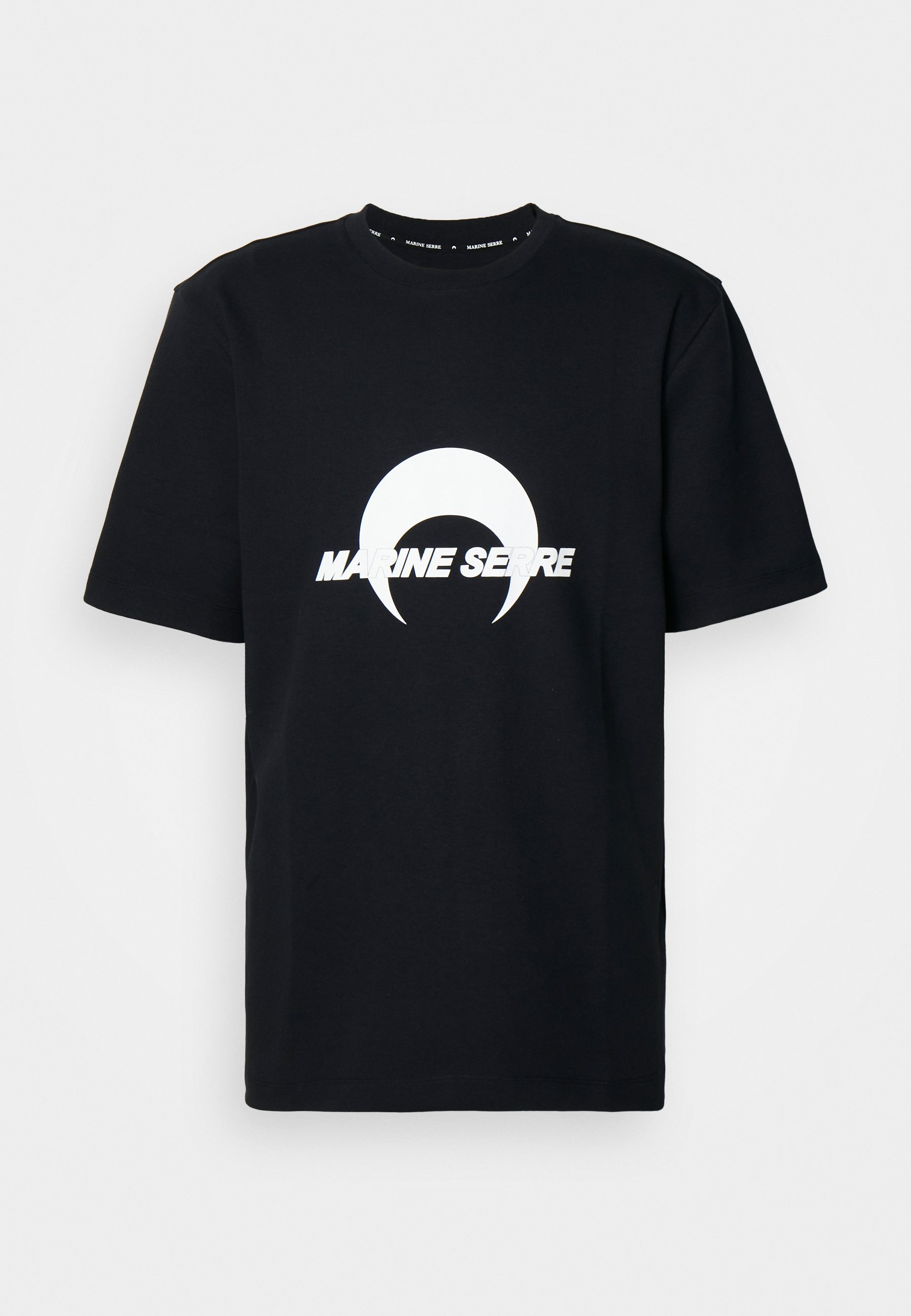 ☆ぽ☆Marine Serre ロゴTシャツ☆ MARINE SERRE LOOSE FIT UNISEX - T-shirt imprimé - black/noir