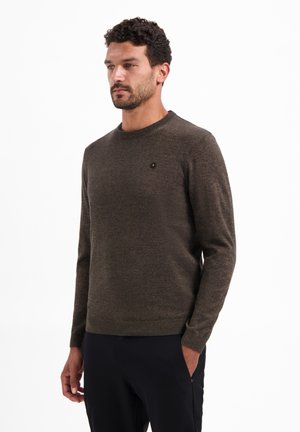 Strickpullover - taupe