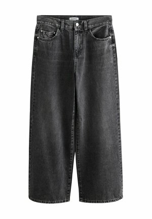 Next, REGULAR FIT - HIGH RISE CITY WIDE LEG JEANS - Wide Leg - grey