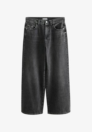 Next, REGULAR FIT - HIGH RISE CITY WIDE LEG JEANS - Wide Leg - grey