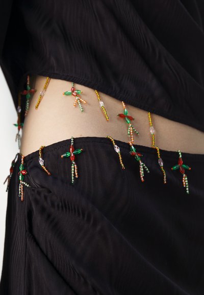 Ahluwalia FEMI DRAPED DRESS - Vestito elegante - black