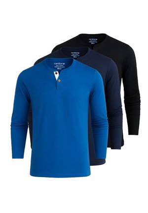 PACK OF 3 - Long sleeved top - black navy blue