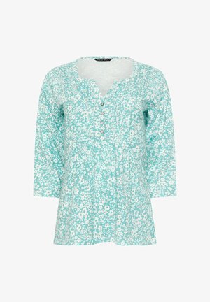 M&Co, FLORAL - Camiseta de manga larga - light blue