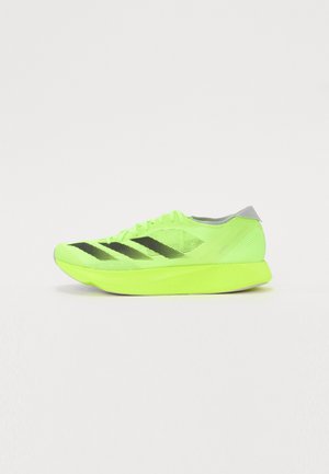 adidas Performance, ADIZERO TAKUMI SEN 10 - Chaussures de running sur route - lucid lemon/core black/halo silver
