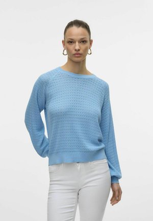 Vero Moda Knitted VMNEWLEXSUN Knitted - Maglione - airy blue