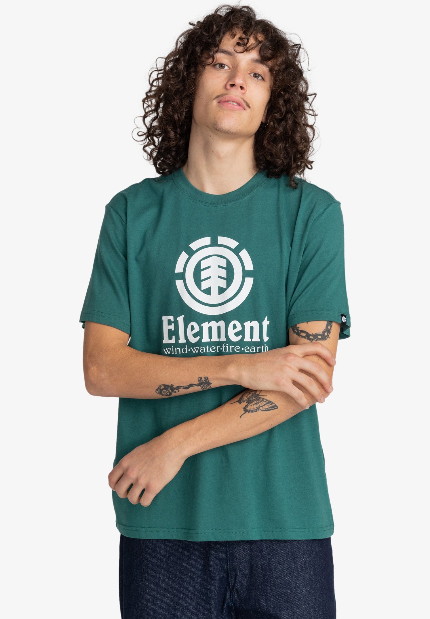 Element VERTICAL - T-shirt print - jasper/lichtgroen gemêleerd - Zalando.nl