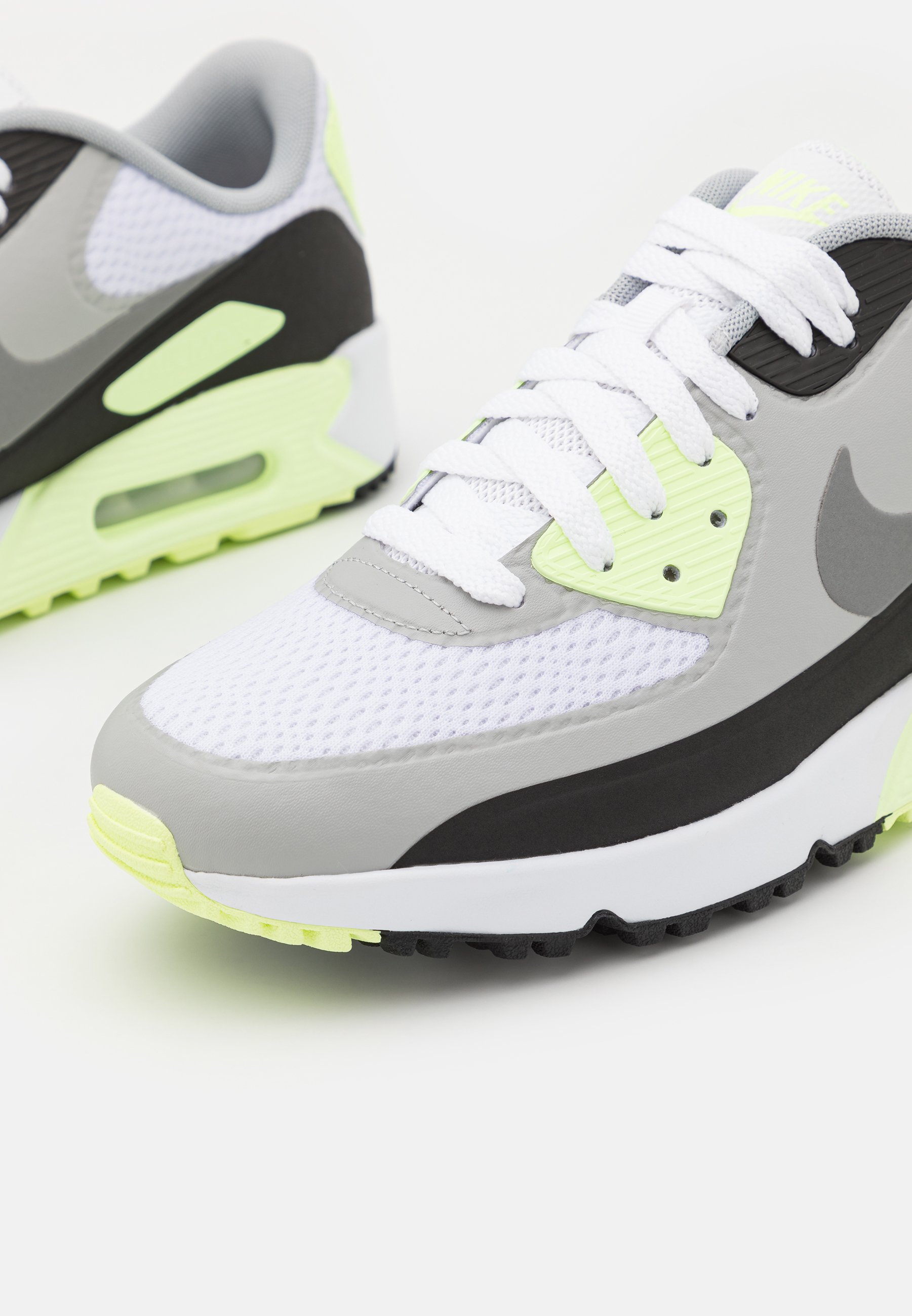 Nike Golf AIR MAX 90 G - Golfschoenen - white/particle grey/black/light  smoke grey/wit - Zalando.nl