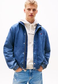 Tommy Jeans - COLLAR JACKET - Jeansjacke - denim medium Thumbnail-Bild 1