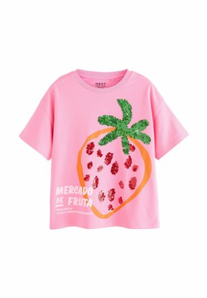 Next Marškinėliai su spaudiniu - pink