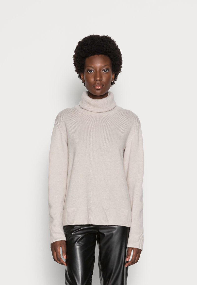 Damen Bekleidung | Wood Wood PAULA FINE TURTLENECK Strickpullover light sand/offwhite - TS05657 Damen Bekleidung | Wood Wood PAULA FINE TURTLENECK Strickpullover light sand/offwhite - TS05657