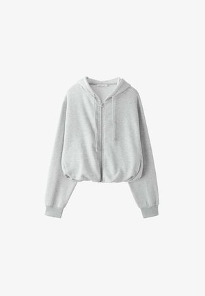 Stradivarius, PUFFED SWEATSHIRT - Sweatjacke - light grey