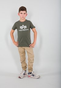 Alpha Industries BASIC KIDS TEENS UNISEX - Potiskana majica - delete
