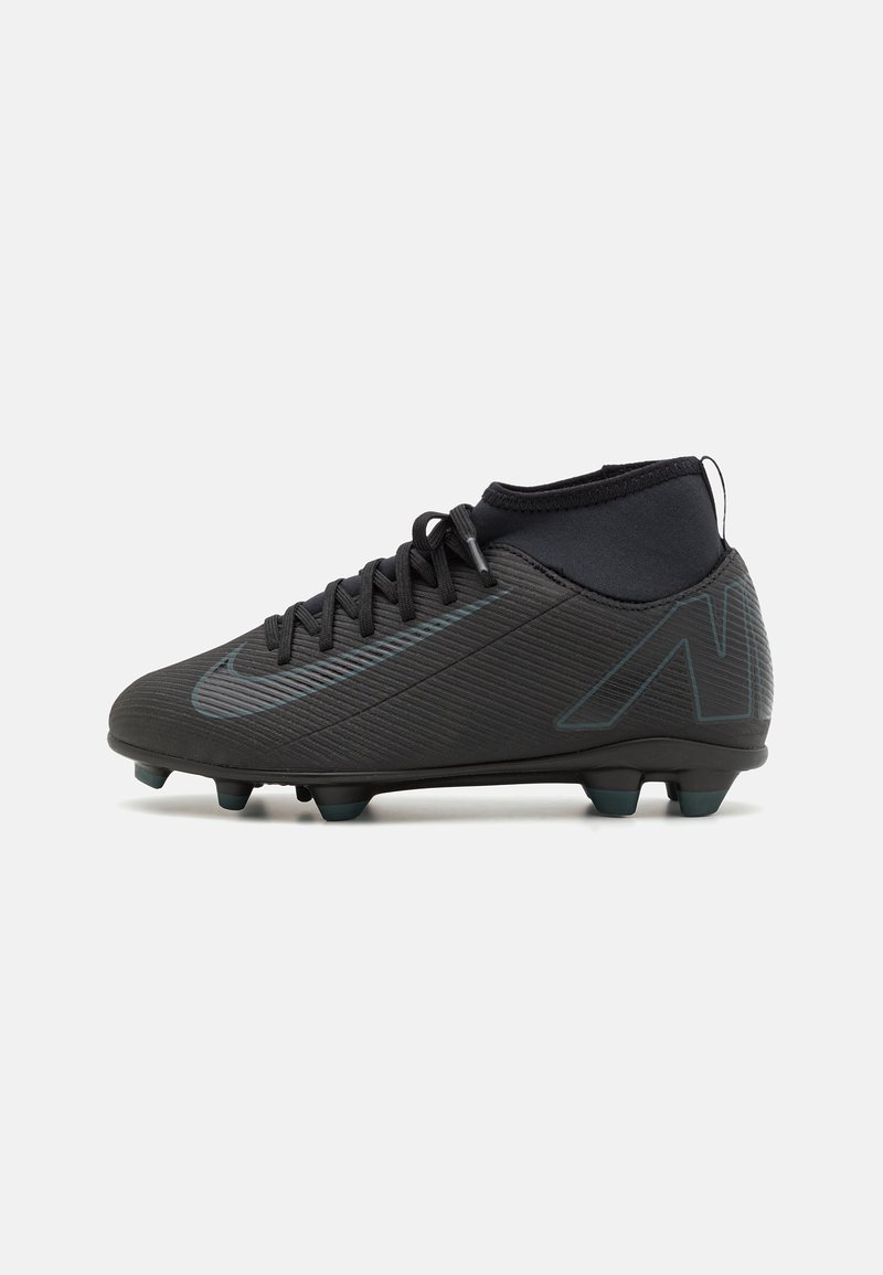 Nike Performance - JR 10 CLUB UNISEX - Scarpe da calcetto con tacchetti - black/deep jungle, Ingrandire