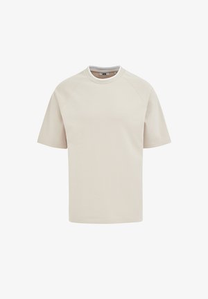 WE Fashion, Lihtne T-särk - beige