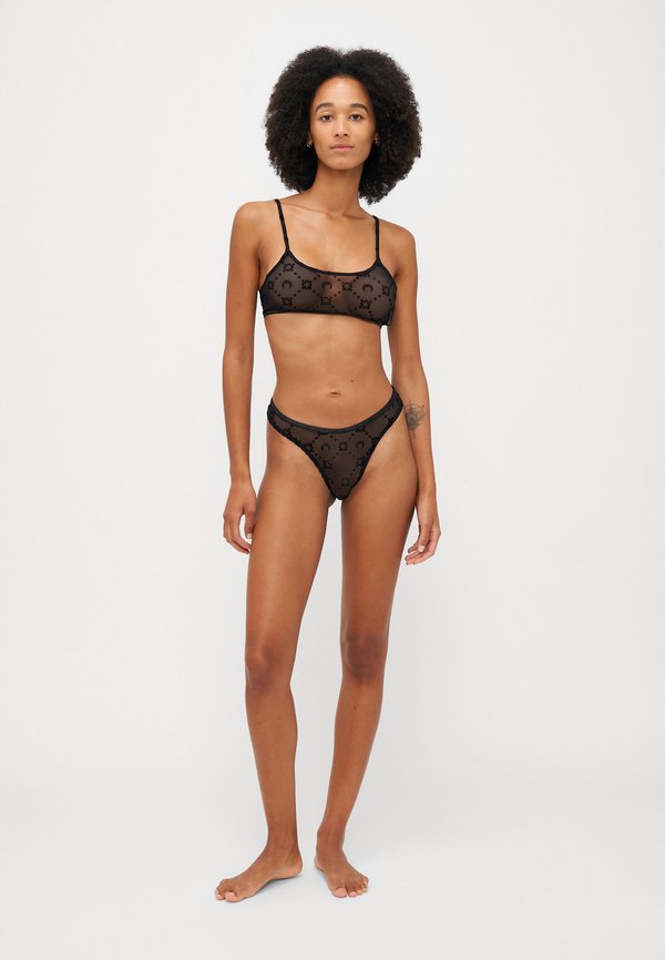 MOONOGRAM MESH FLOCK BRALETTE - Bustier2