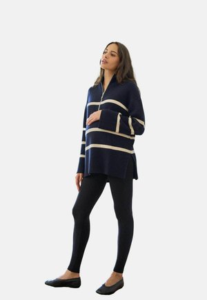 NURSING - Striktrøje - navy stripe