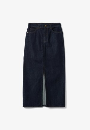 PIOMBO, MIDI SKIRT - Wickelrock - dark blue