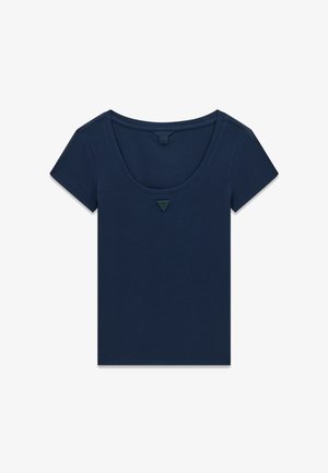 Guess, T-SHIRT MIT LOGO-PATCH - T-shirt basic - dunkelblau