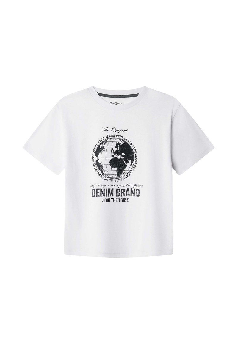 Pepe Jeans Apdrukāts T-krekls - white